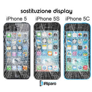sostituzione display iPhone 5-5s-5c Roma
