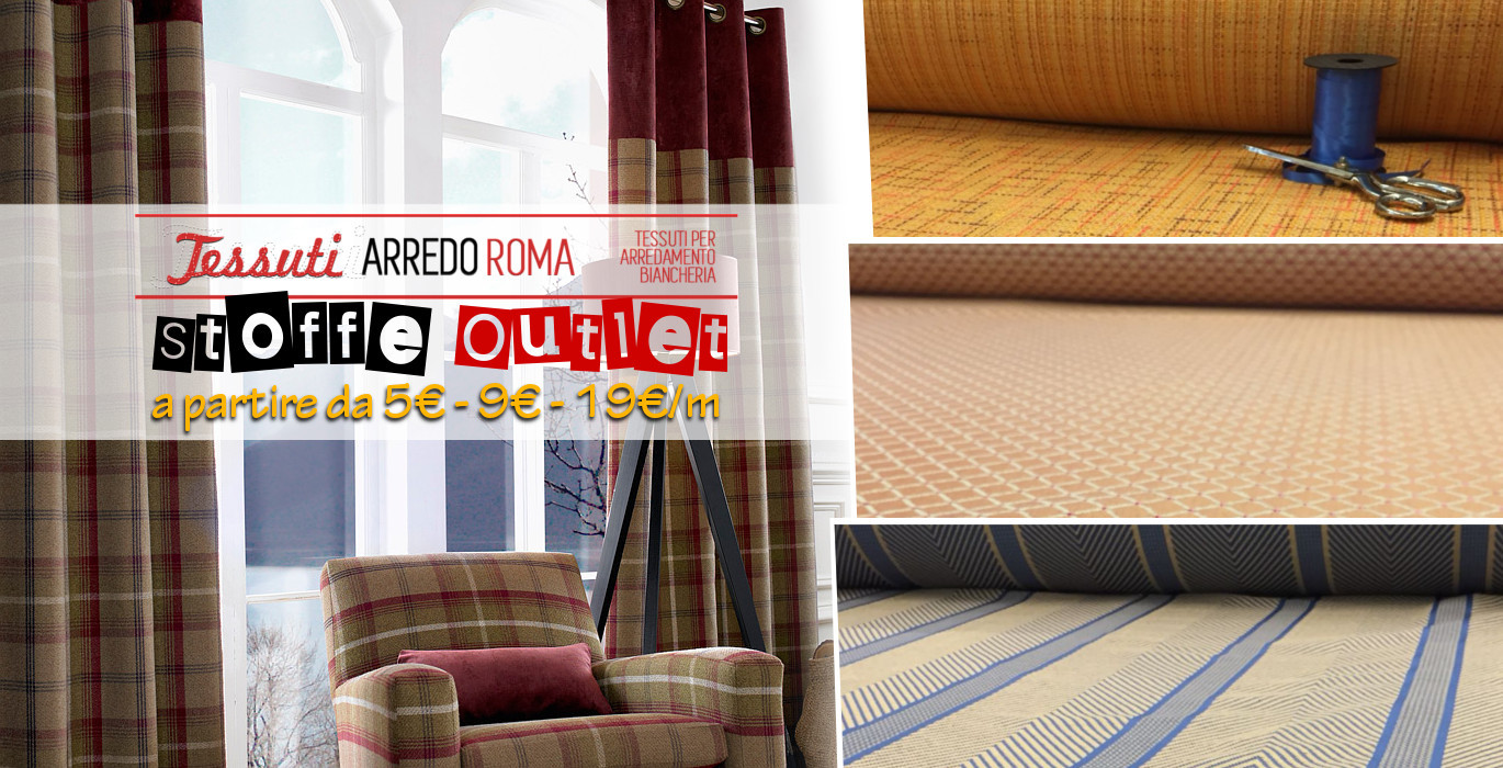 outlet delle stoffe a Roma