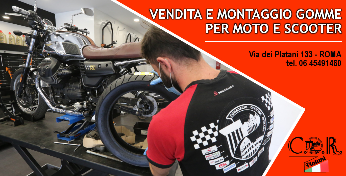 vendita e montaggio gomme per moto e scooter