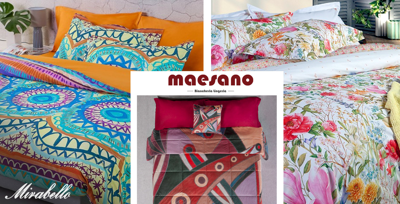 Completi letto scontati in Percalle di Cotone