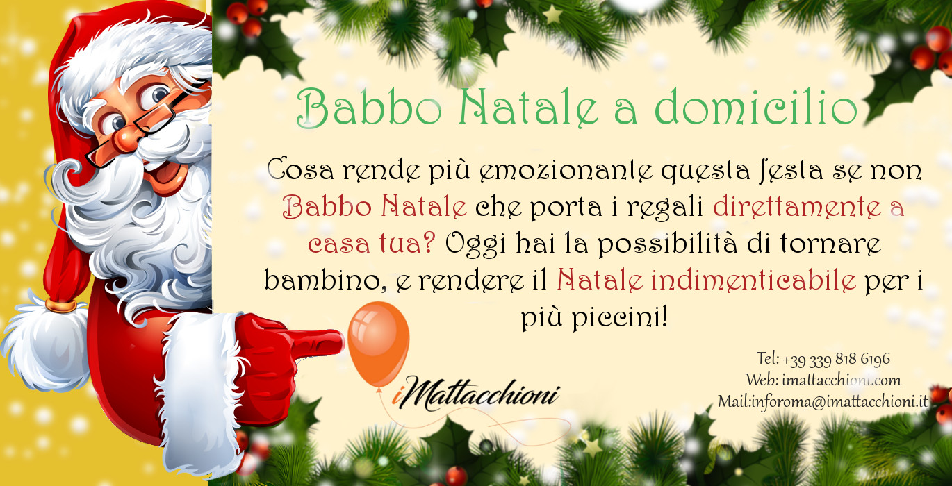 Babbo Natale a domicilio a Roma