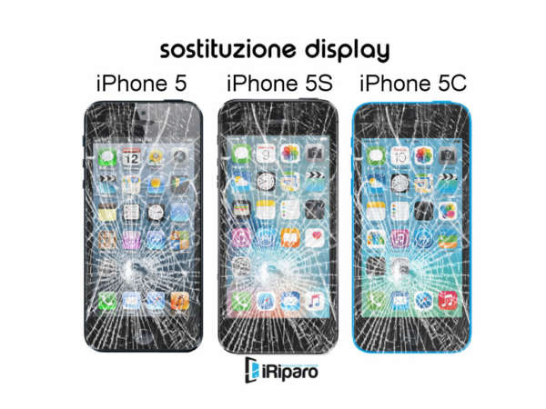 sostituzione display iPhone 5-5s-5c Roma
